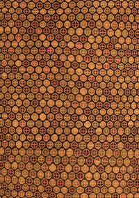 Abstract Orange Modern Rug, abs5391org