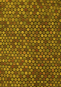 Abstract Yellow Modern Rug, abs5391yw