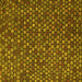 Square Abstract Yellow Modern Rug, abs5391yw