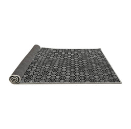 Sideview of Abstract Gray Modern Rug, abs5391gry