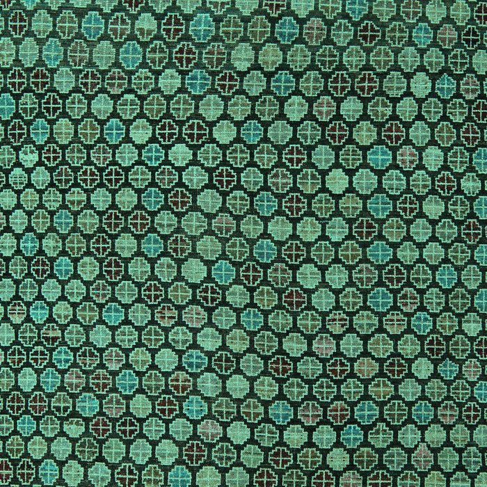 Abstract Turquoise Modern Rug, abs5391turq
