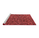 Modern Red Washable Rugs