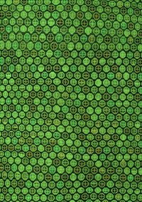 Abstract Green Modern Rug, abs5391grn