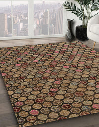 Abstract Bakers Brown Modern Rug, abs5392