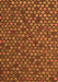 Abstract Orange Modern Rug, abs5392org