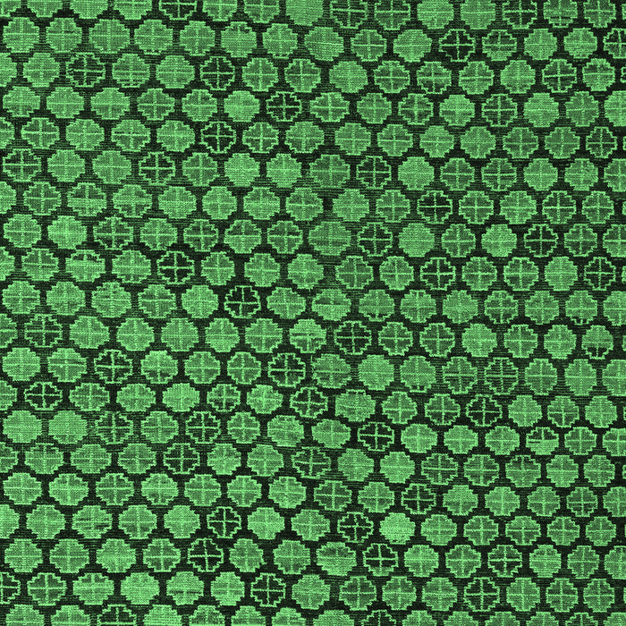 Machine Washable Abstract Emerald Green Modern Area Rugs, wshabs5392emgrn