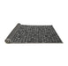 Sideview of Abstract Gray Modern Rug, abs5392gry