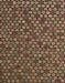 Machine Washable Abstract Bakers Brown Rug, wshabs5392