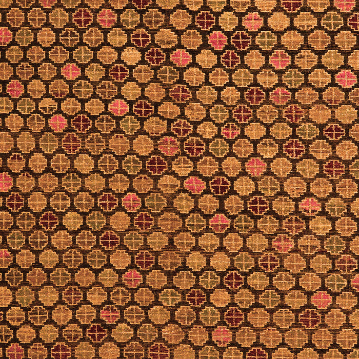 Machine Washable Abstract Orange Modern Area Rugs, wshabs5392org