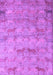 Machine Washable Abstract Purple Modern Area Rugs, wshabs5393pur