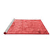 Modern Red Washable Rugs