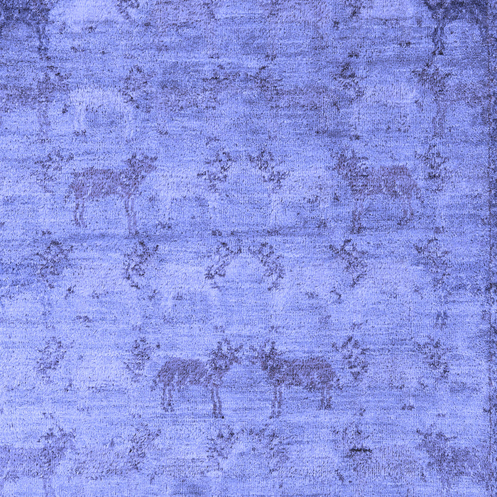 Machine Washable Abstract Blue Modern Rug, wshabs5393blu