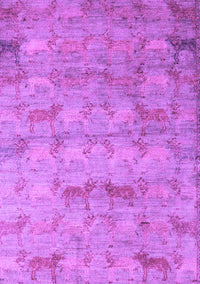 Abstract Purple Modern Rug, abs5393pur