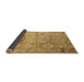 Sideview of Abstract Brown Modern Rug, abs5393brn