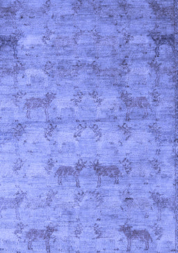 Abstract Blue Modern Rug, abs5393blu