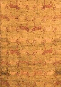 Abstract Orange Modern Rug, abs5393org