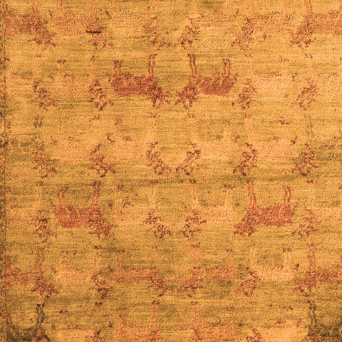 Abstract Orange Modern Rug, abs5393org