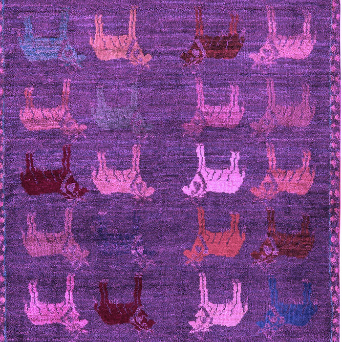 Abstract Purple Modern Rug, abs5394pur