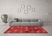 Modern Red Washable Rugs