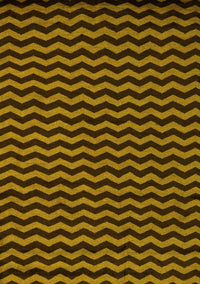 Abstract Yellow Modern Rug, abs5395yw