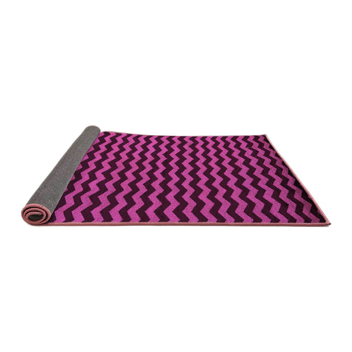 Sideview of Abstract Pink Modern Rug, abs5395pnk