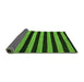 Sideview of Abstract Green Modern Rug, abs5396grn