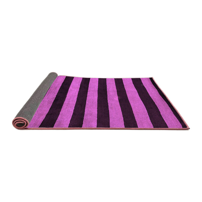 Sideview of Abstract Purple Modern Rug, abs5396pur