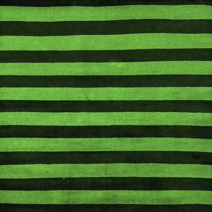 Square Abstract Green Modern Rug, abs5396grn