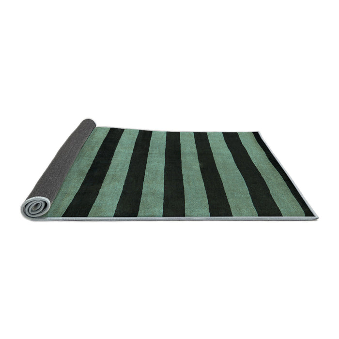 Sideview of Abstract Light Blue Modern Rug, abs5396lblu