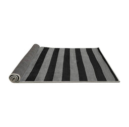 Sideview of Abstract Gray Modern Rug, abs5396gry