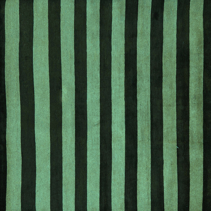 Square Machine Washable Abstract Turquoise Modern Area Rugs, wshabs5396turq