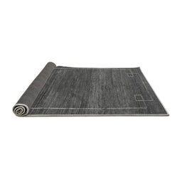 Sideview of Abstract Gray Modern Rug, abs5397gry