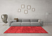 Modern Red Washable Rugs