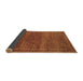 Sideview of Abstract Brown Modern Rug, abs5397brn