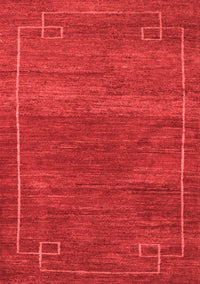 Abstract Red Modern Rug, abs5397red