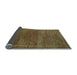 Sideview of Abstract Light Blue Modern Rug, abs5397lblu