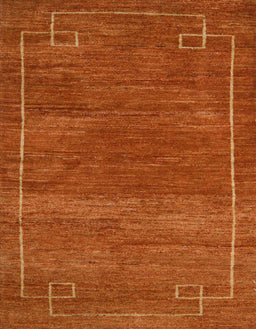 Machine Washable Abstract Red Rug, wshabs5397