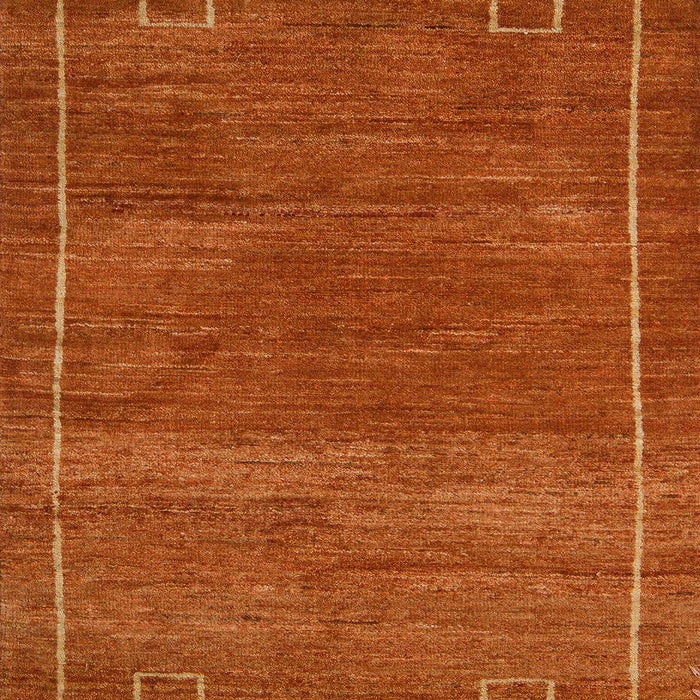 Machine Washable Abstract Red Rug, wshabs5397