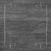 Square Abstract Gray Modern Rug, abs5397gry