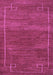 Machine Washable Abstract Purple Modern Area Rugs, wshabs5397pur