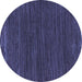 Round Machine Washable Abstract Blue Modern Rug, wshabs5398blu