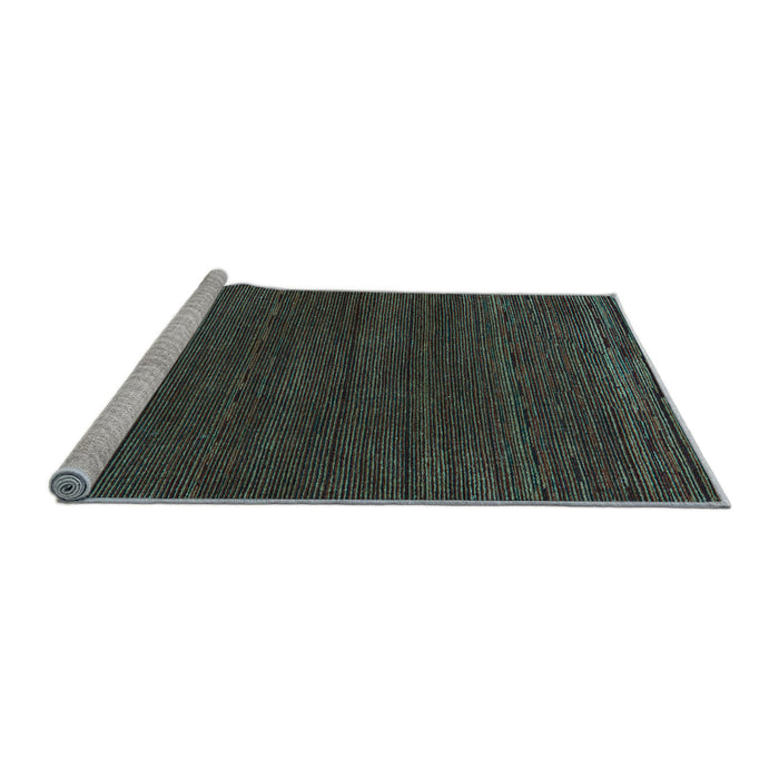Sideview of Machine Washable Abstract Light Blue Modern Rug, wshabs5398lblu