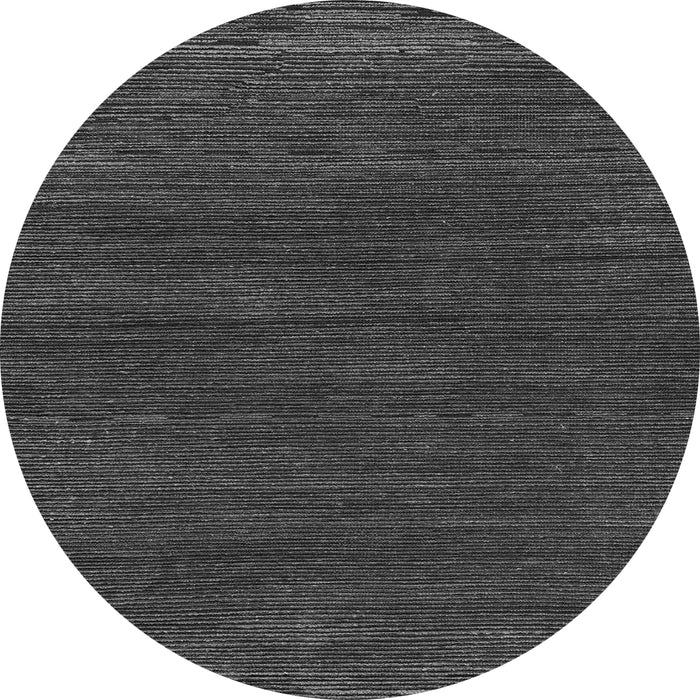 Round Machine Washable Abstract Gray Modern Rug, wshabs5398gry