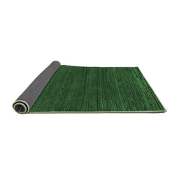 Sideview of Abstract Emerald Green Modern Rug, abs5398emgrn