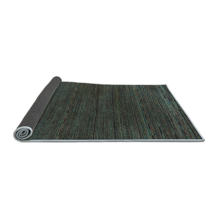 Sideview of Abstract Light Blue Modern Rug, abs5398lblu