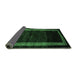 Sideview of Abstract Emerald Green Modern Rug, abs5399emgrn