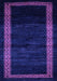 Machine Washable Abstract Purple Modern Area Rugs, wshabs5399pur