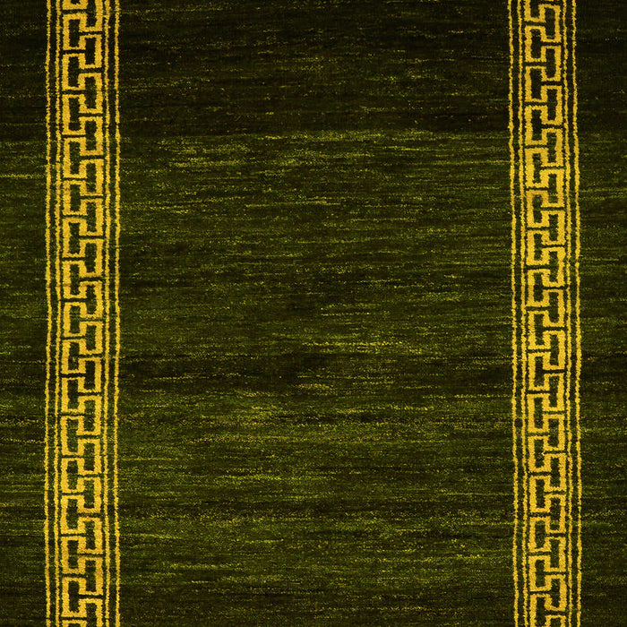 Abstract Yellow Modern Rug, abs5399yw