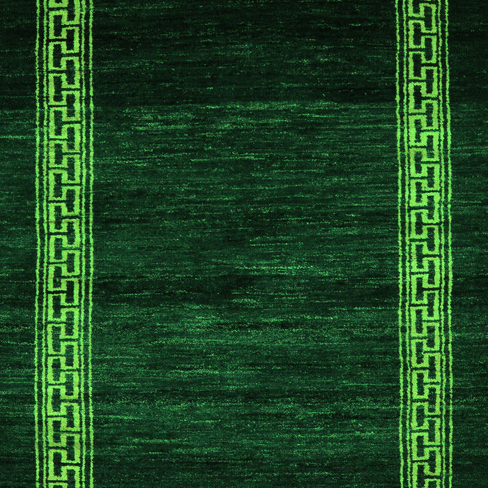 Abstract Green Modern Rug, abs5399grn