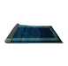 Sideview of Abstract Light Blue Modern Rug, abs5399lblu